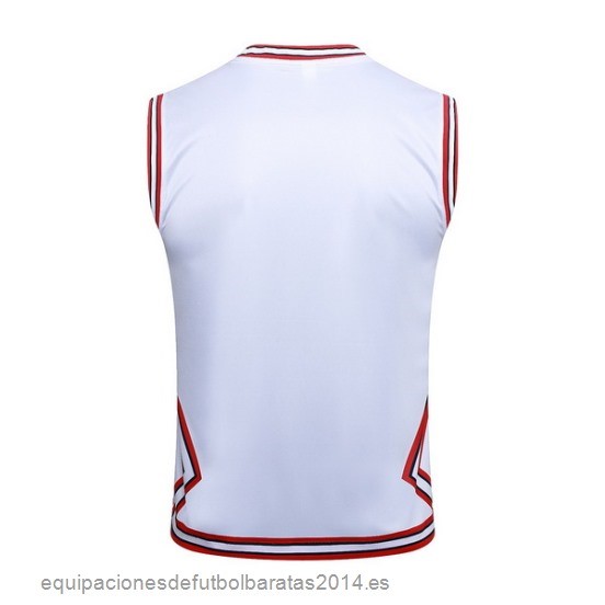 Nuevo Entrenamiento Sin Mangas Paris Saint Germain 23/24 Blanco Rojo Baratas